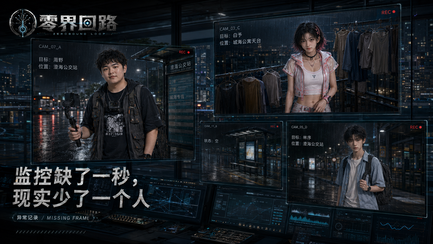 《零界回路》科幻悬疑季播 AI 漫剧 IP 截图