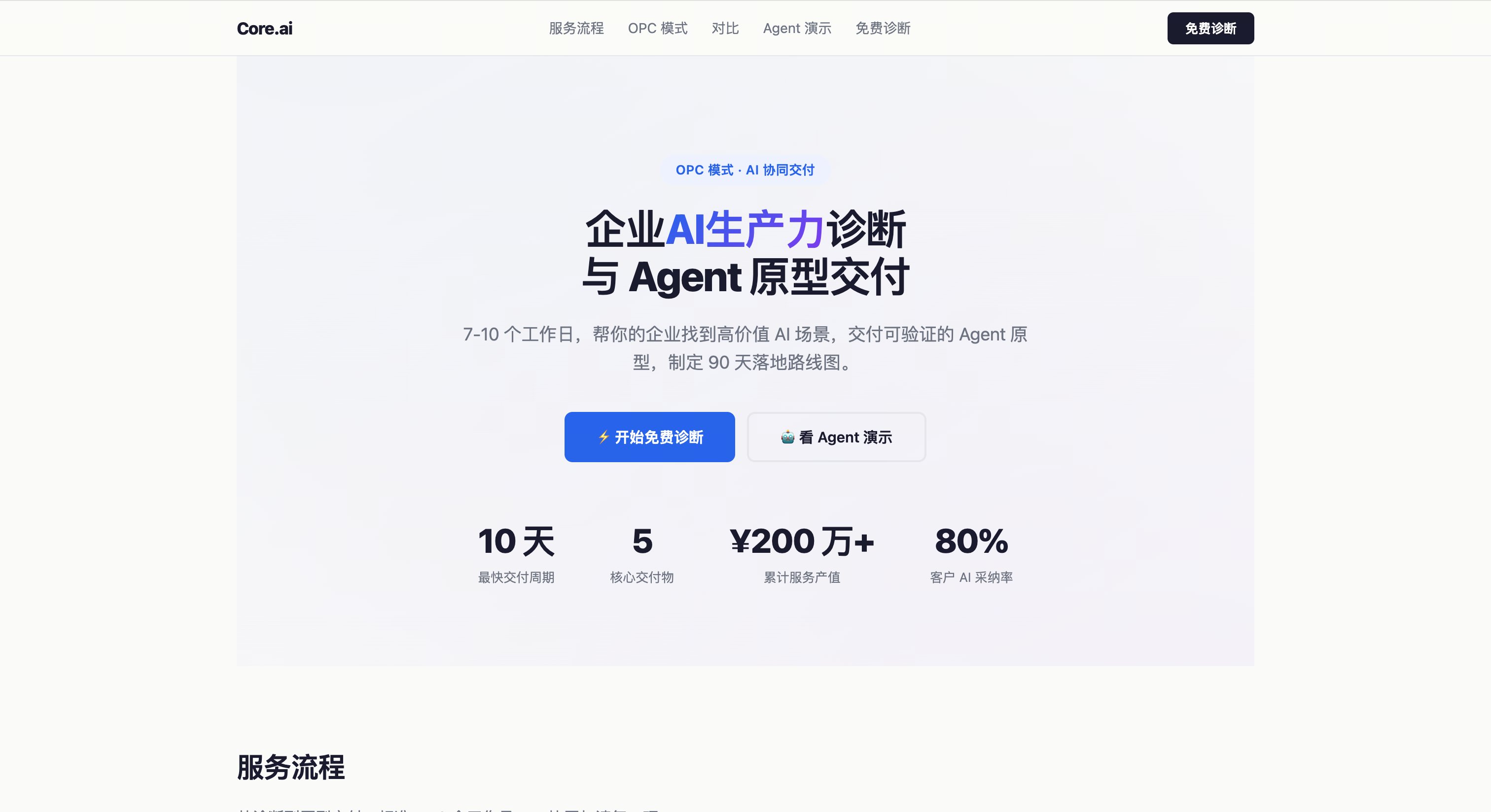 企业AI生产力诊断与Agent原型交付