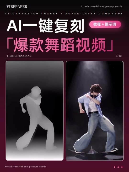 AI复刻舞蹈,以及视频复刻二创工具 截图