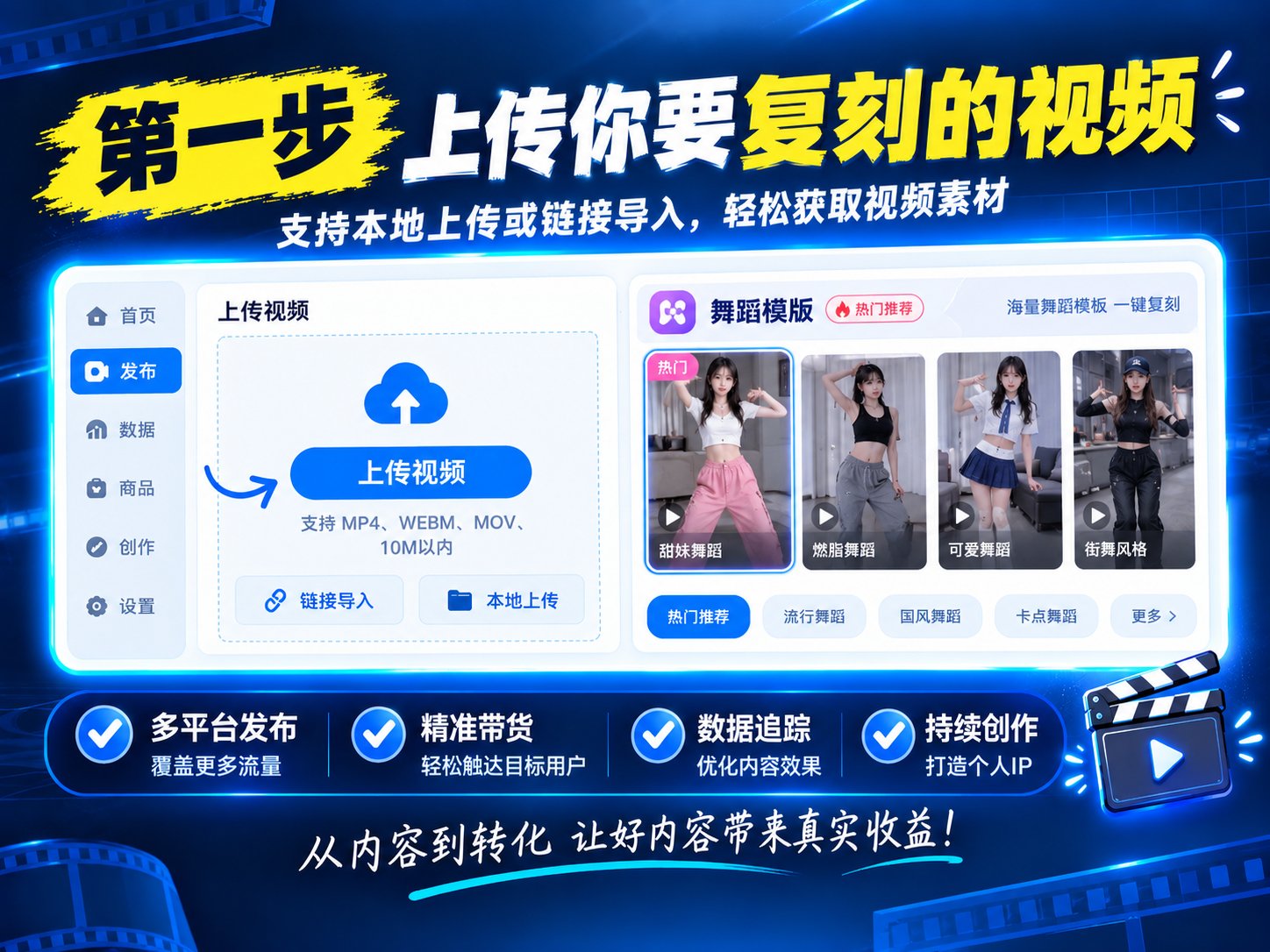 AI复刻舞蹈,以及视频复刻二创工具 截图