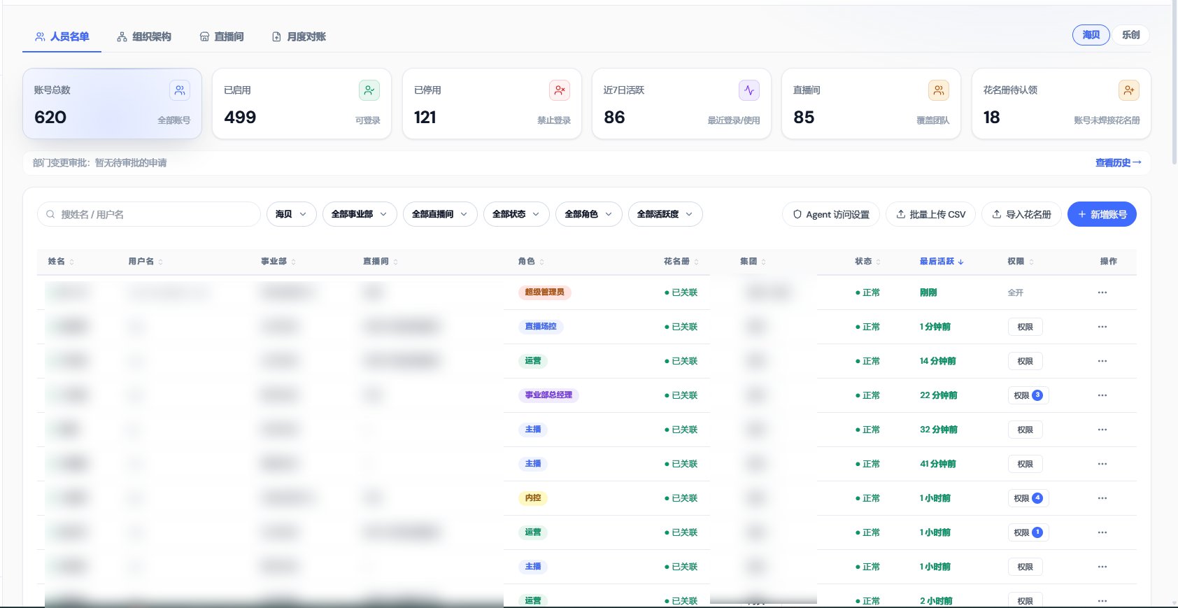 直播电商全链路 AI 工作台 截图