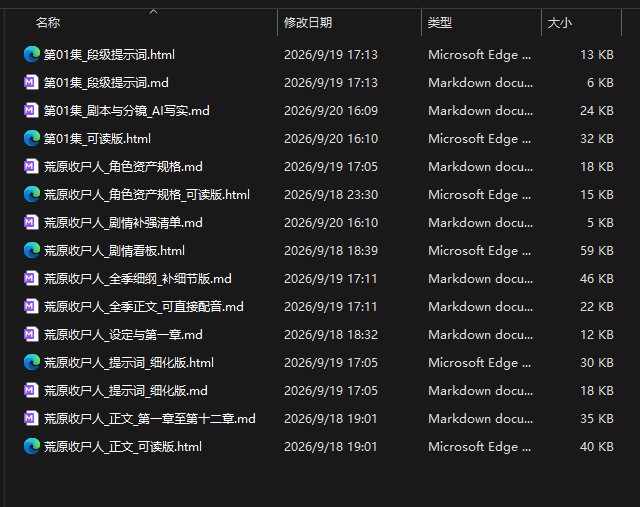 AI 短剧内容工作室 截图